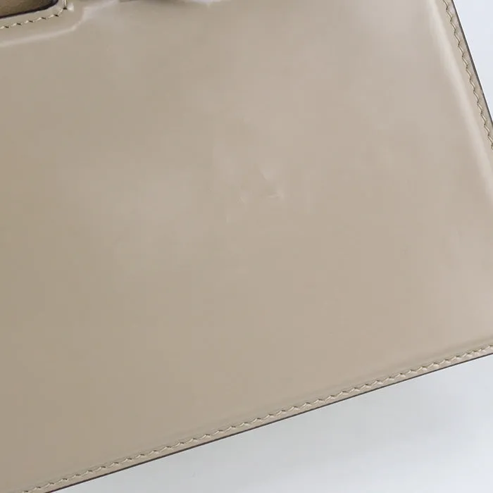 FENDI 8BN339 Shoulder Bag Cut Petit Peekaboo Chain bag leather Light Beige Women