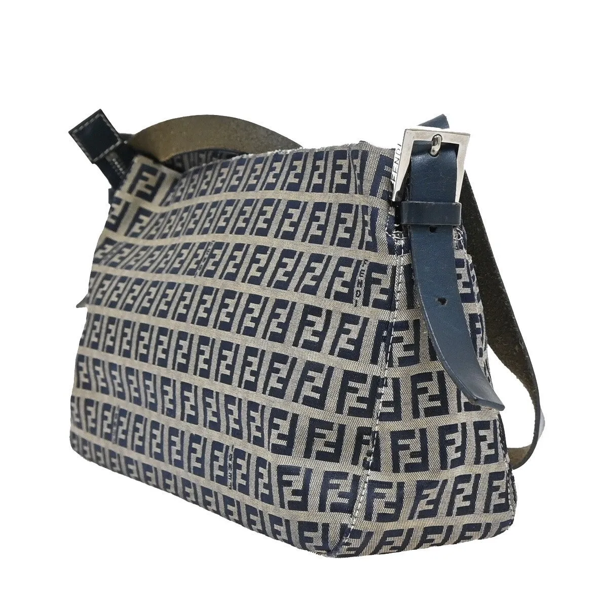 Fendi Baguette Canvas Shoulder Bag (Pre-Owned)
