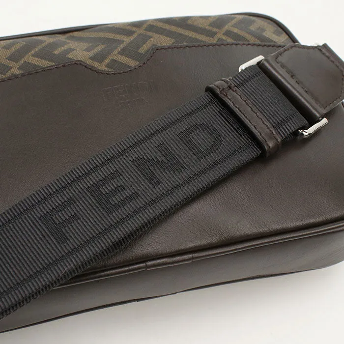 FENDI FE88632 Camera case Fendi Rome Shoulder Bag PVC Brown mens