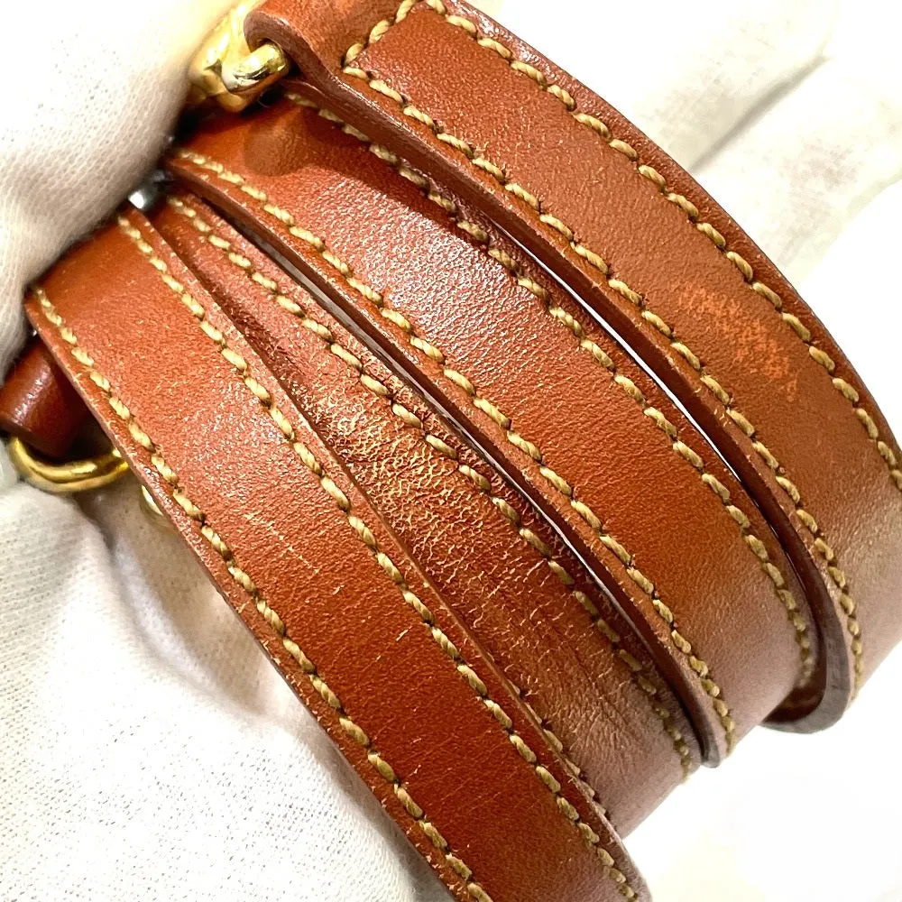 FENDI Handbag PVC / Leather Brown type Pecan Shoulder