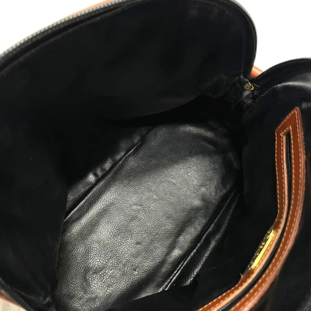 FENDI Handbag PVC / Leather Brown type Pecan Shoulder