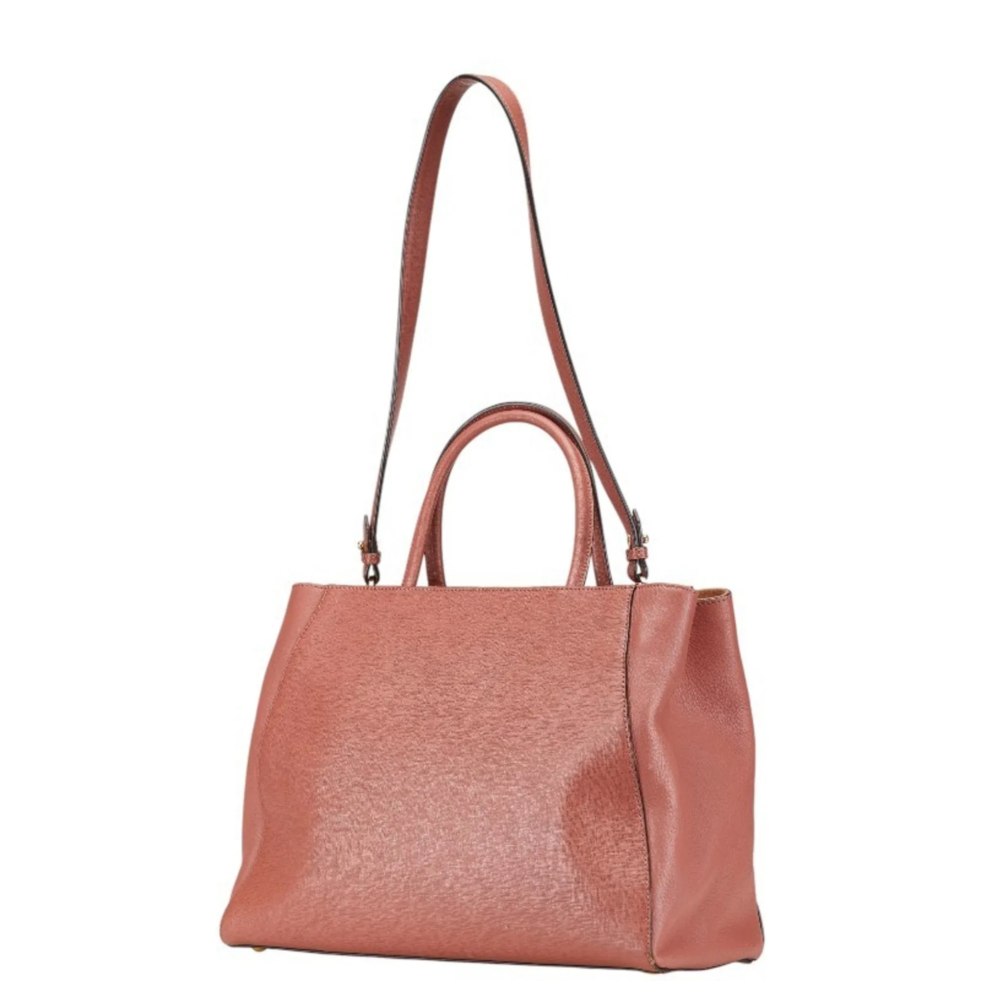 Fendi Leather Handbag Shoulder Bag (Pre-Owned)