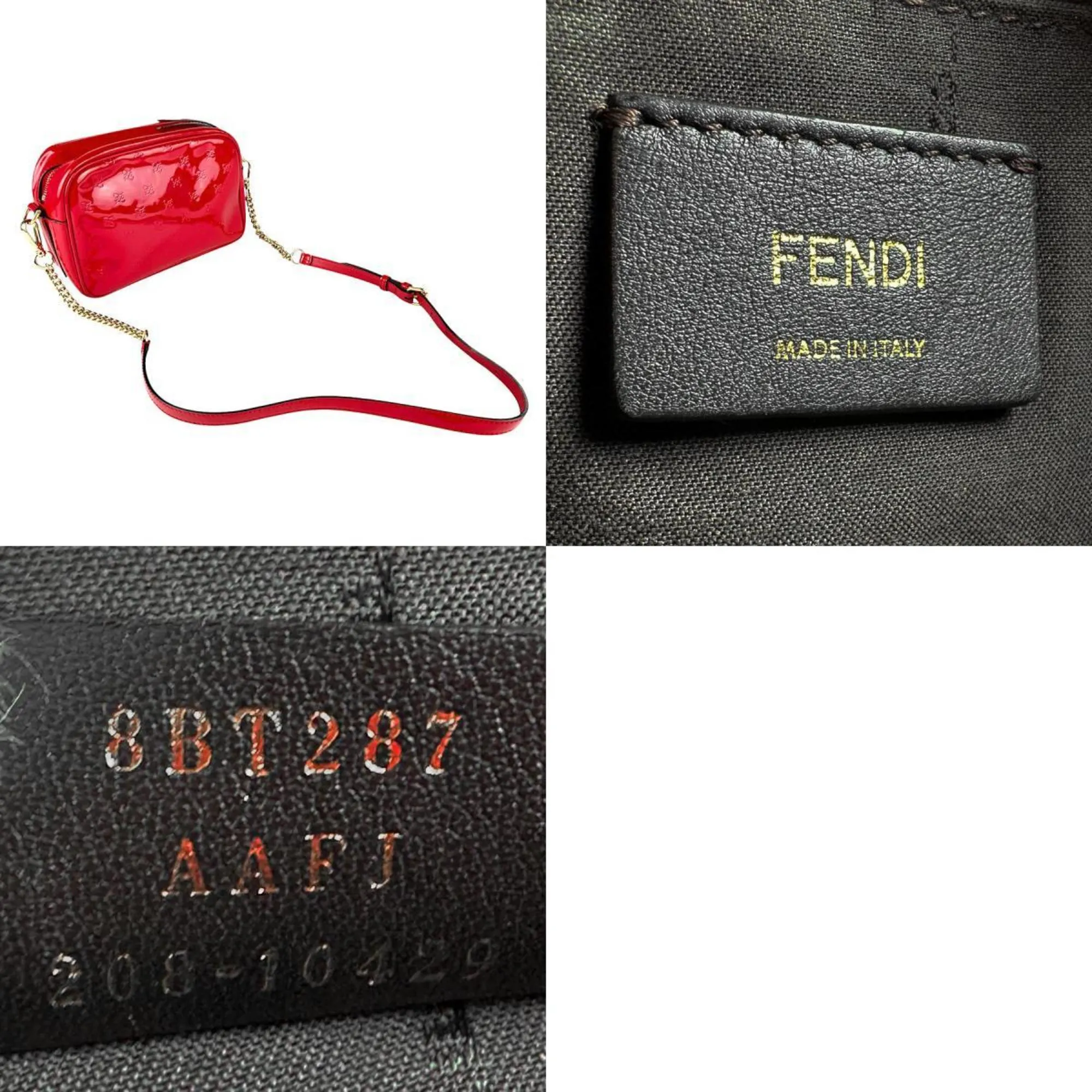 Fendi Leather Shoulder Bag (Pre-Owned)