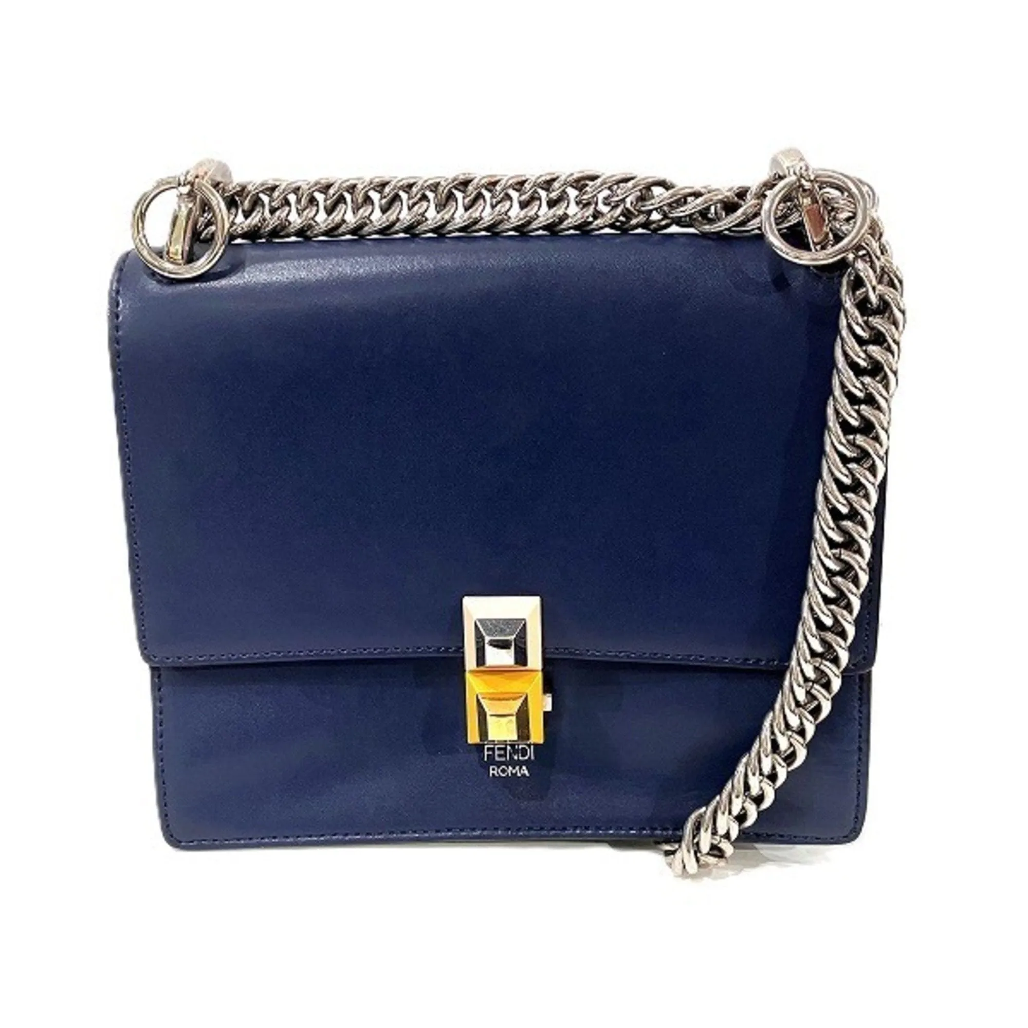 Fendi Leather Shoulder Bag (Pre-Owned)