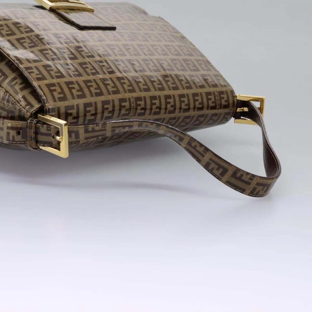 Fendi Mamma Baguette Canvas Shoulder Bag (Pre-Owned)