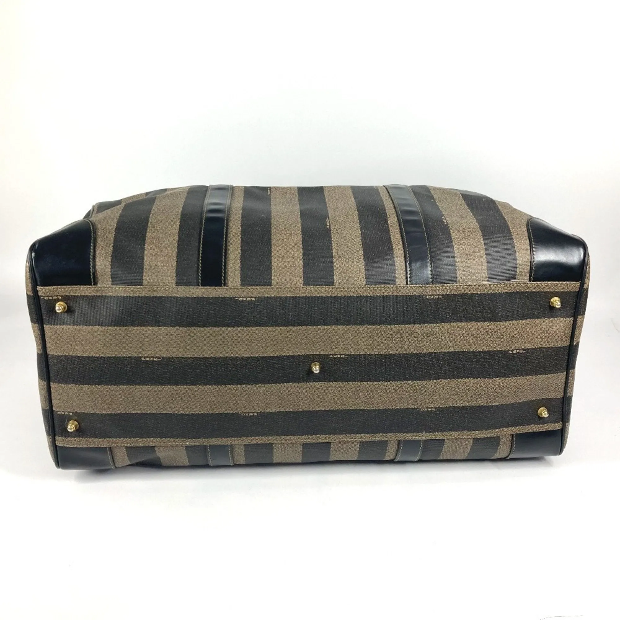 Fendi  Pvc Leather Boston Bag Shoulder Bag (Pre-Owned)