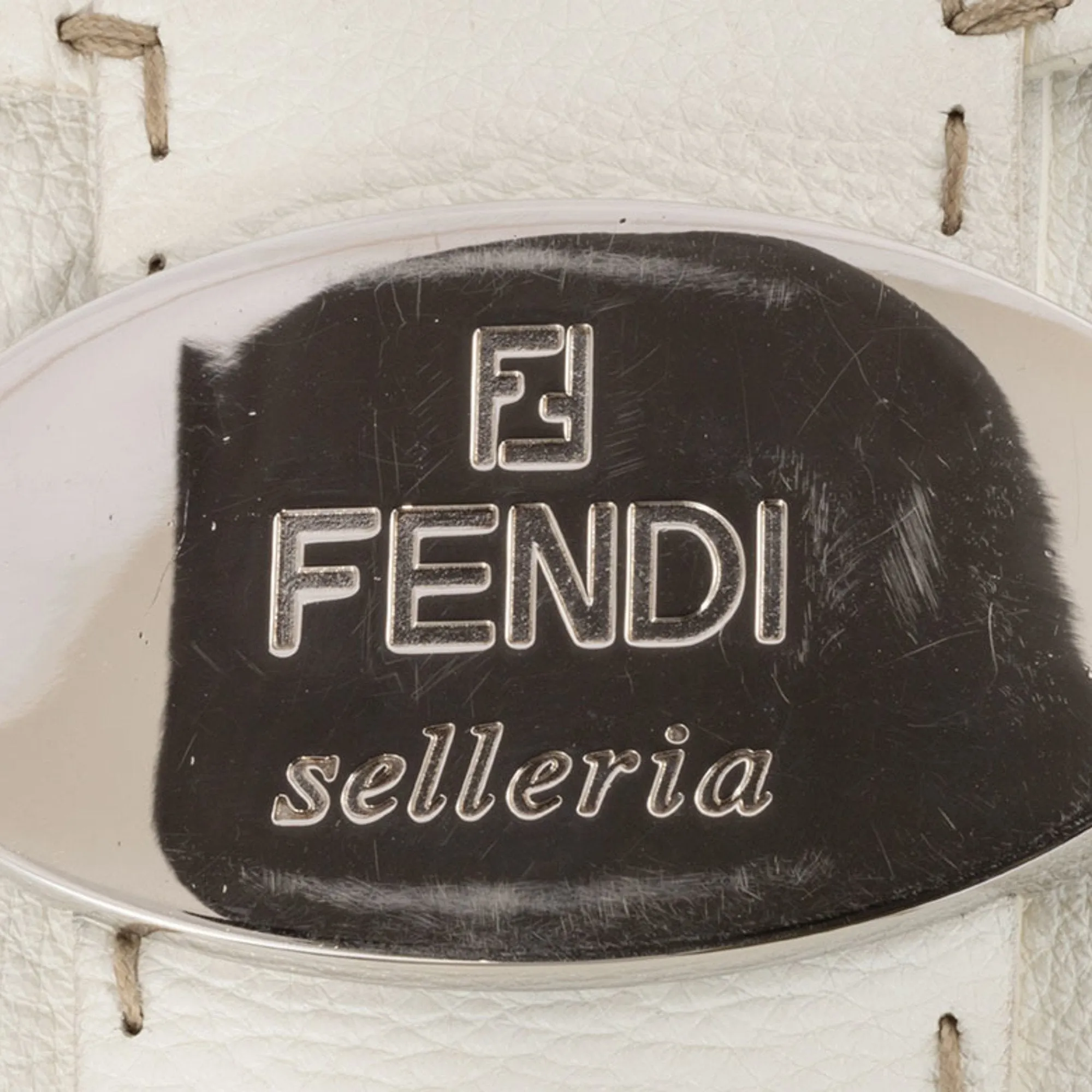Fendi Selleria Leather Shoulder Bag (Pre-Owned)