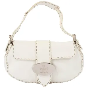 Fendi Selleria Leather Shoulder Bag (Pre-Owned)