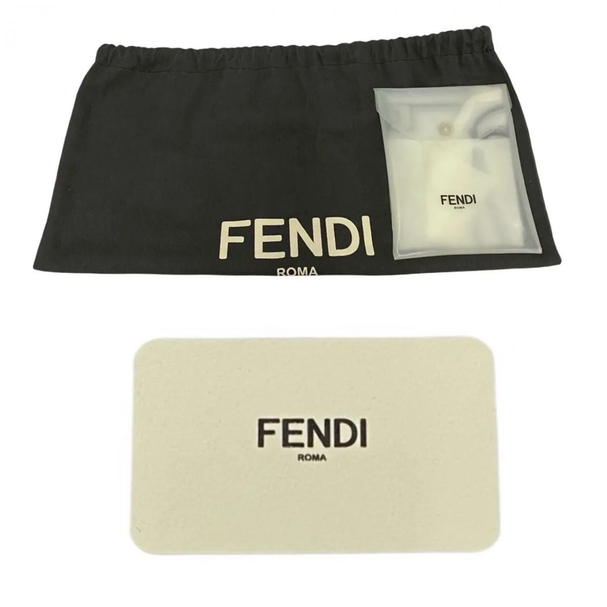 FENDI Shoulder Bag leather black Peek-a-boo mini
