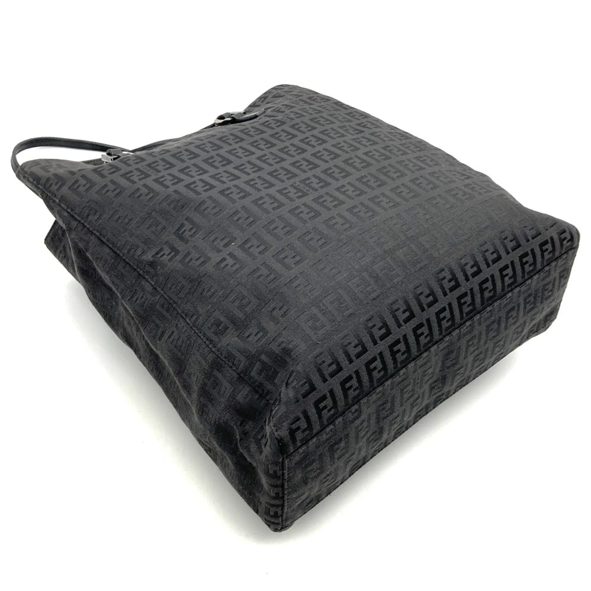 Fendi Zucchino Nylon Canvas Shoulder Bag (Pre-Owned)