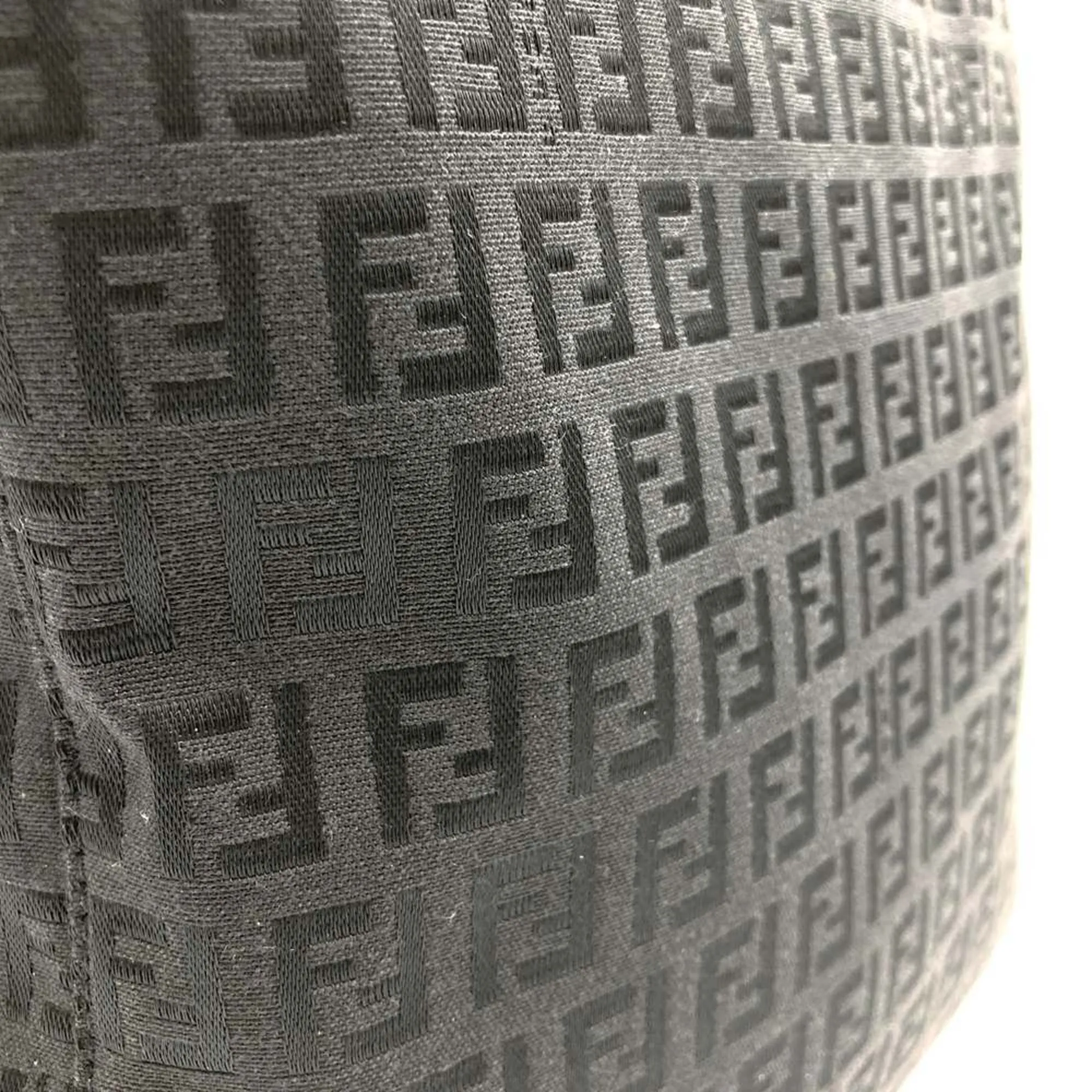 Fendi Zucchino Nylon Canvas Shoulder Bag (Pre-Owned)