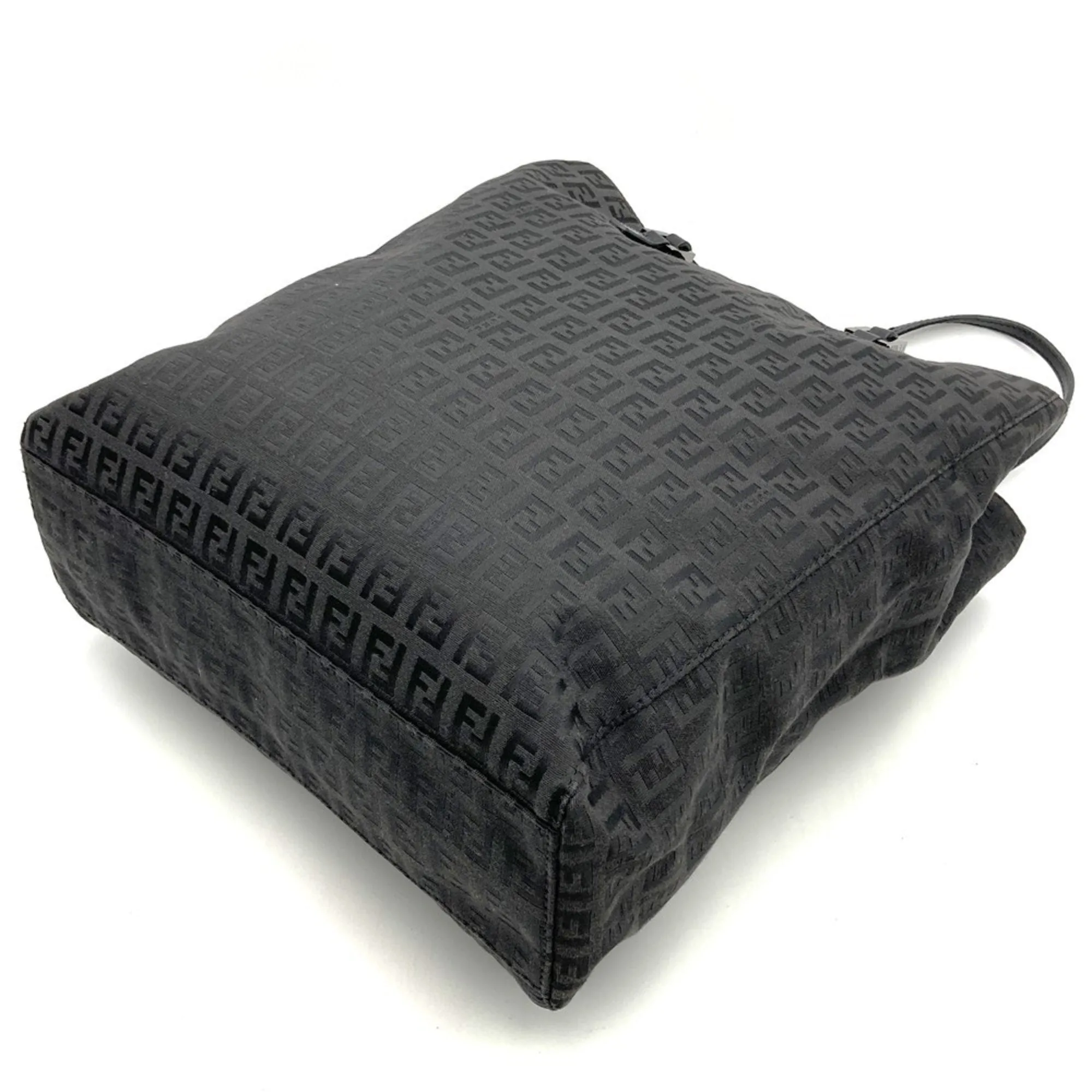 Fendi Zucchino Nylon Canvas Shoulder Bag (Pre-Owned)