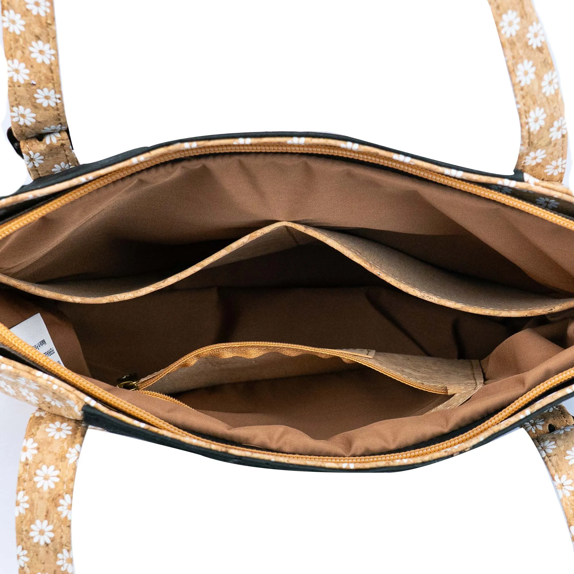 Floral Cork Shoulder Handbag BAGP-306