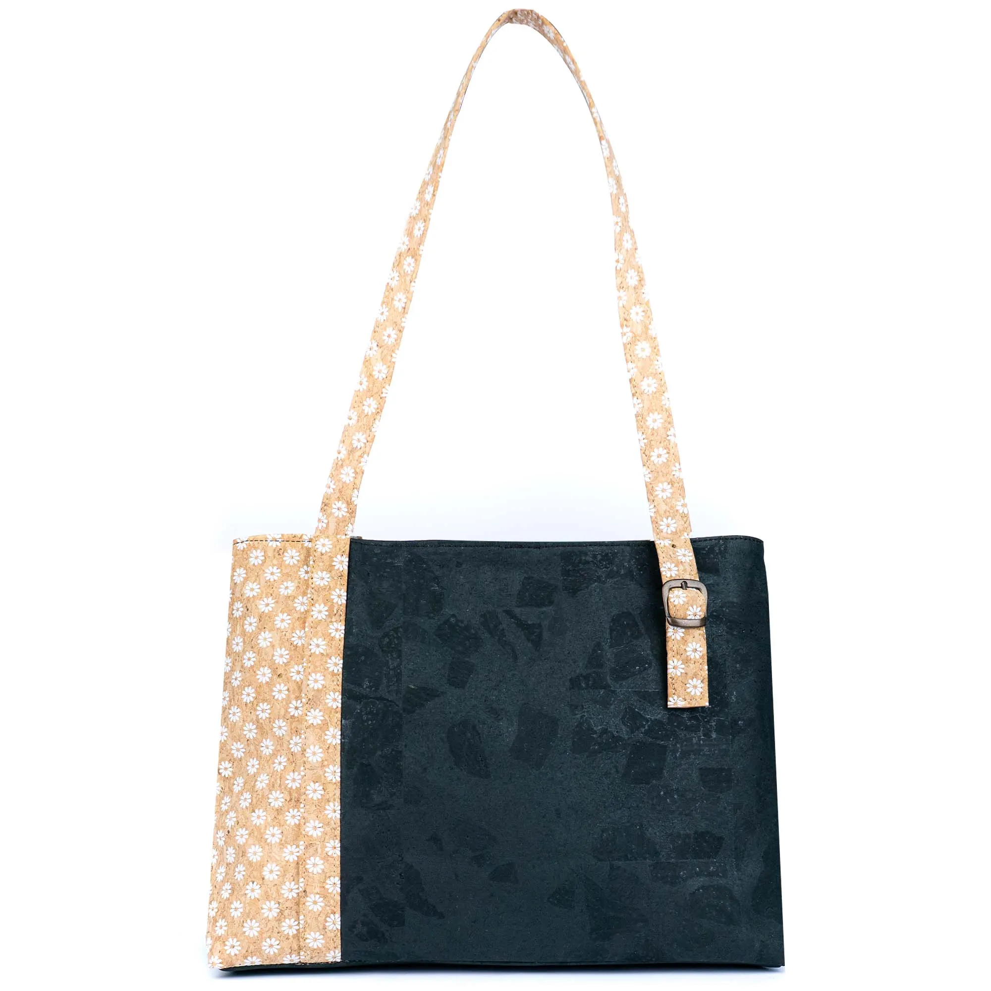 Floral Cork Shoulder Handbag BAGP-306
