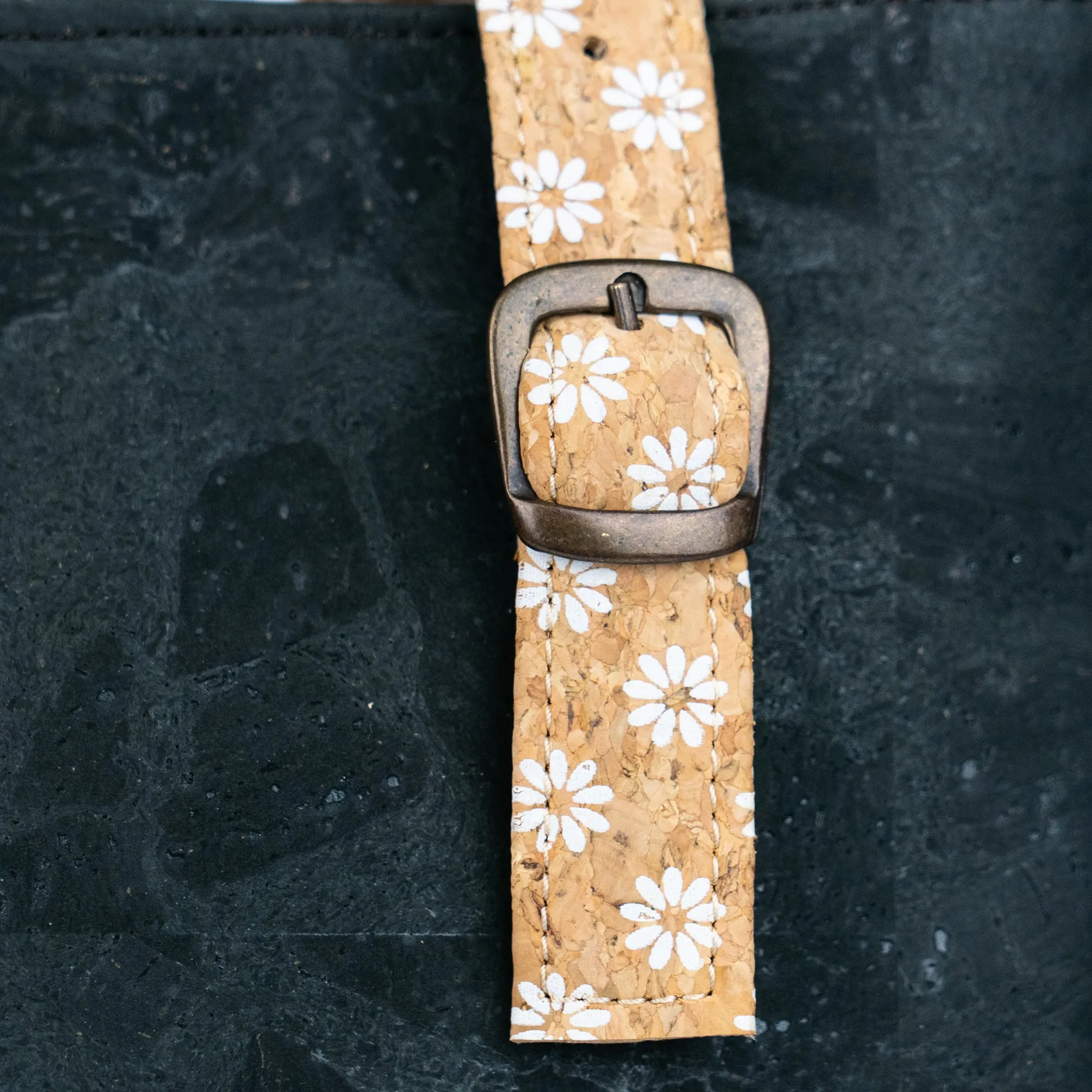 Floral Cork Shoulder Handbag BAGP-306