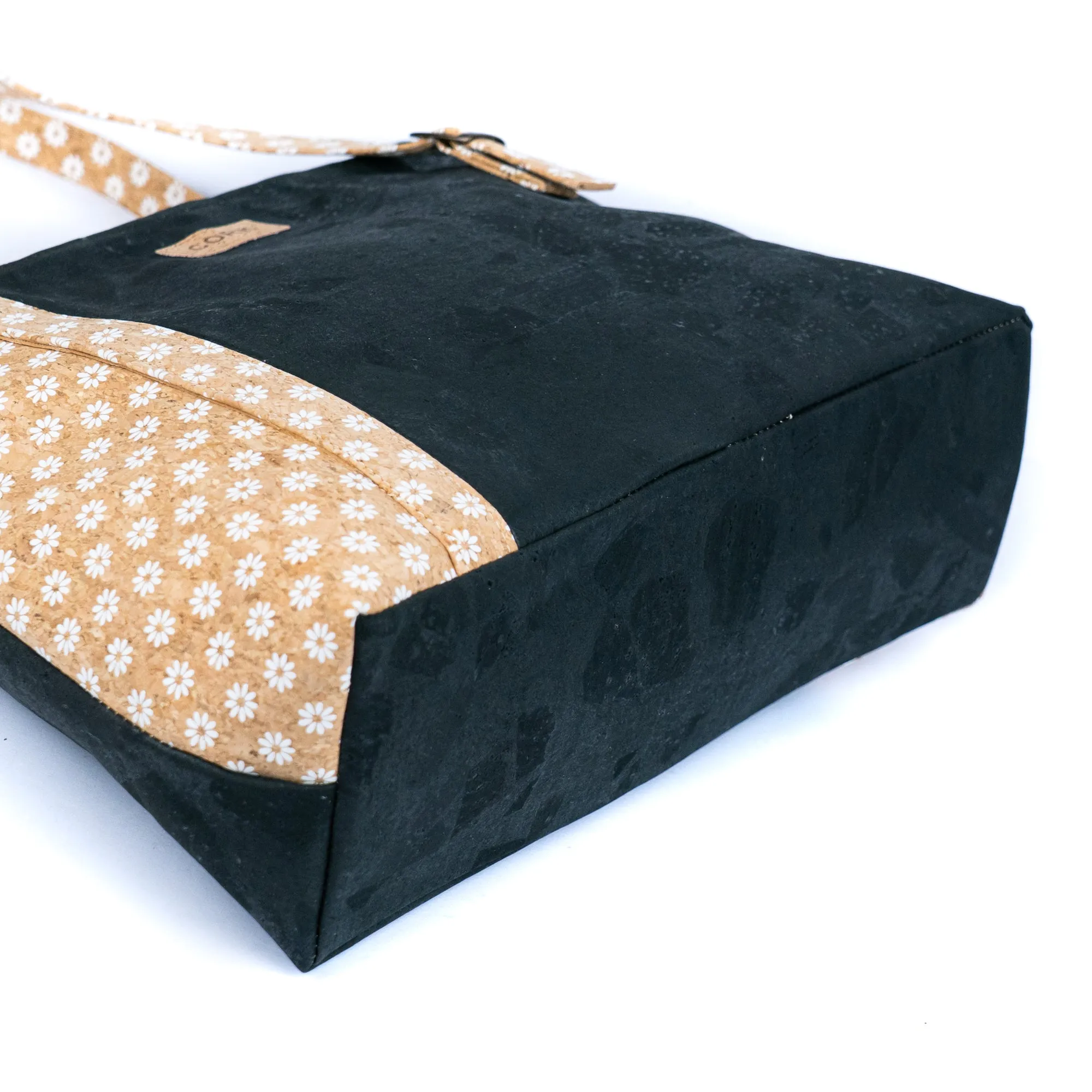 Floral Cork Shoulder Handbag BAGP-306