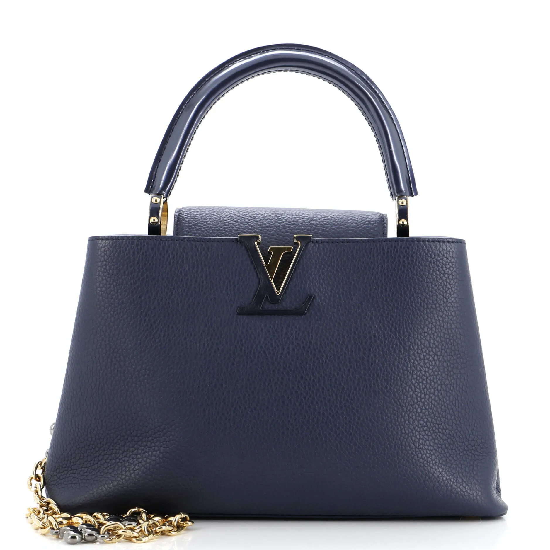 Flower Chain Capucines Bag Leather MM