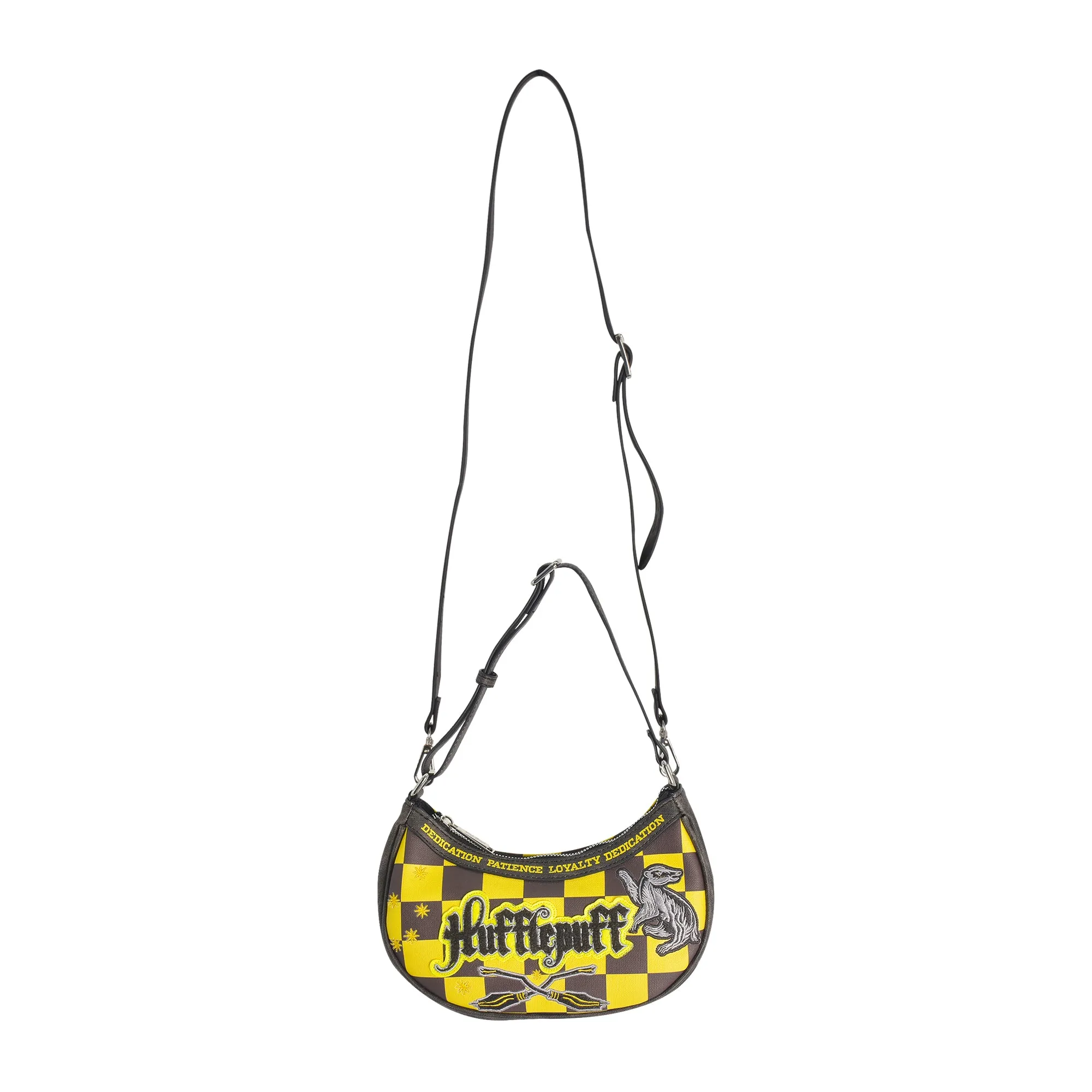 Fred Segal Harry Potter Checker Hufflepuff Shoulder Bag