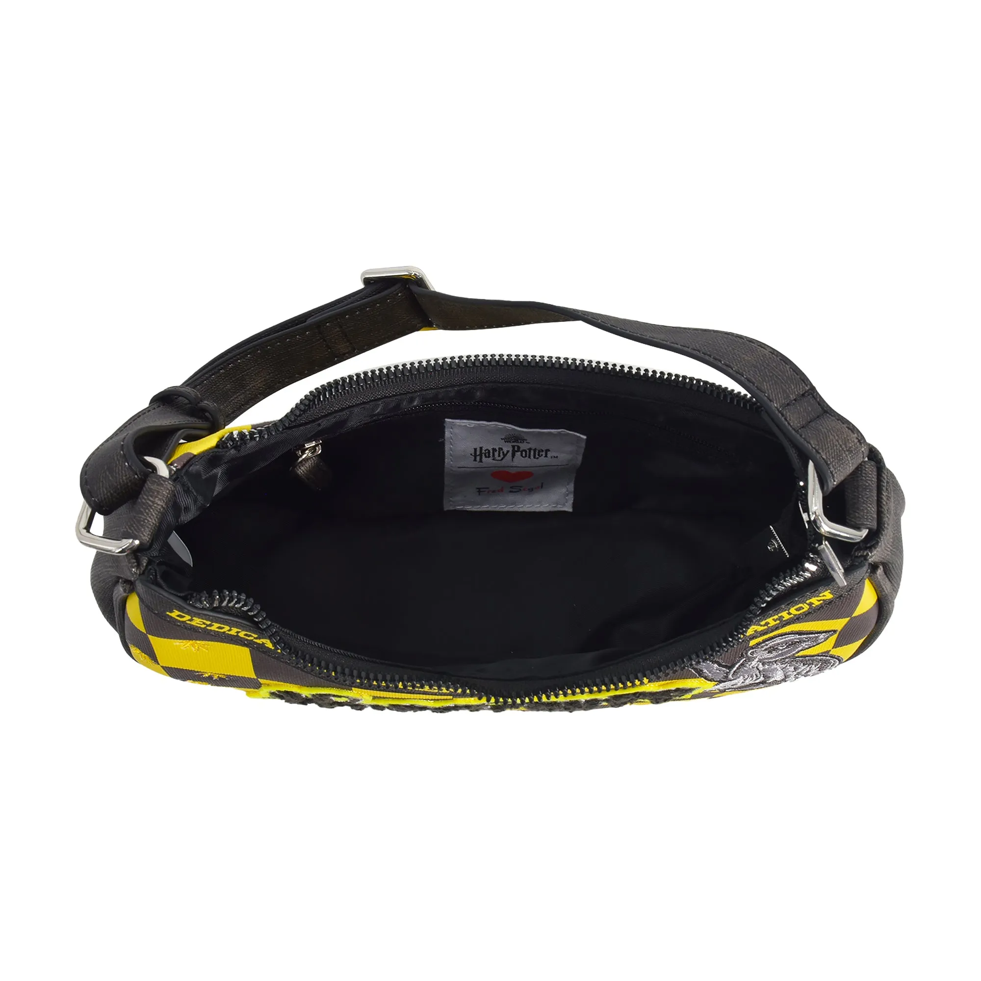 Fred Segal Harry Potter Checker Hufflepuff Shoulder Bag