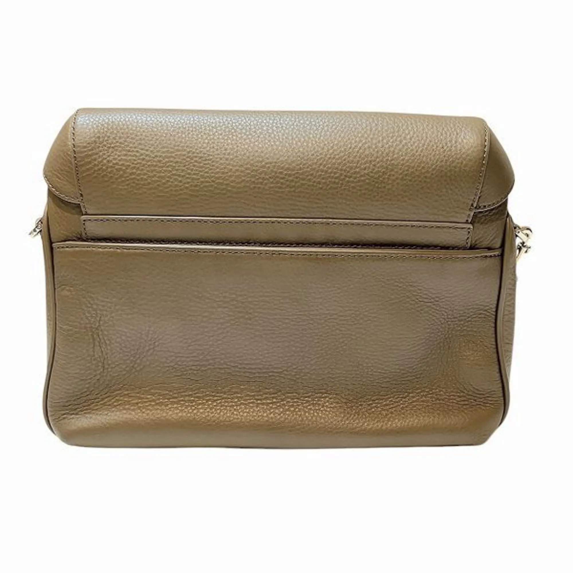Furla Canvas Leather Shoulder Bag (Pre-Owned)