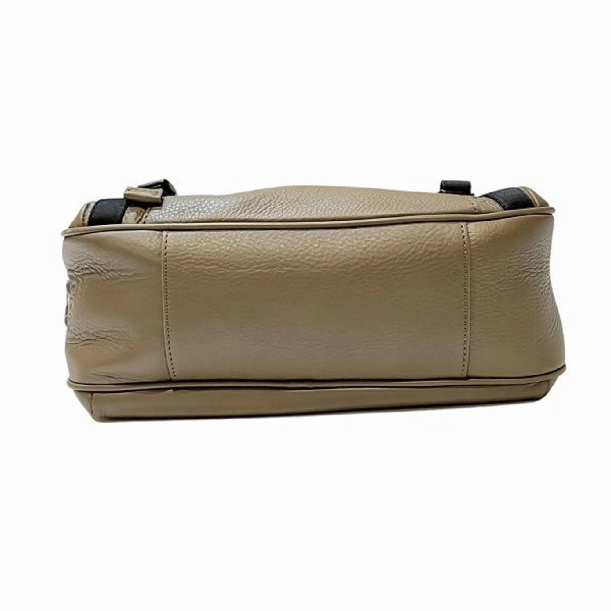 Furla Canvas Leather Shoulder Bag (Pre-Owned)