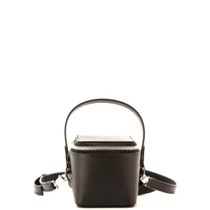 Gancicni Top Handle Vanity Case Leather Mini