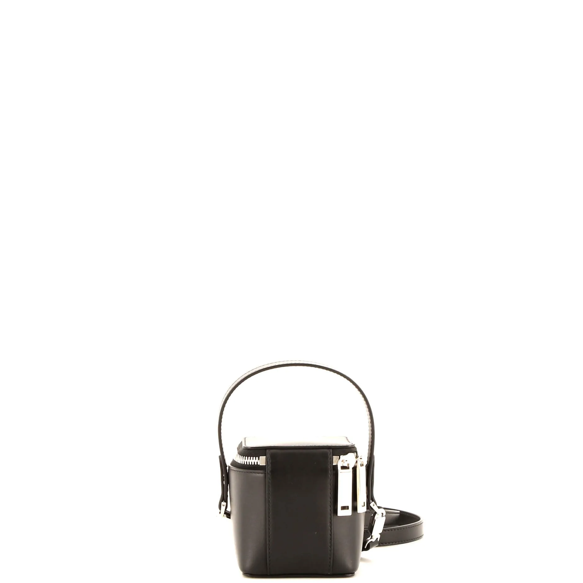 Gancicni Top Handle Vanity Case Leather Mini