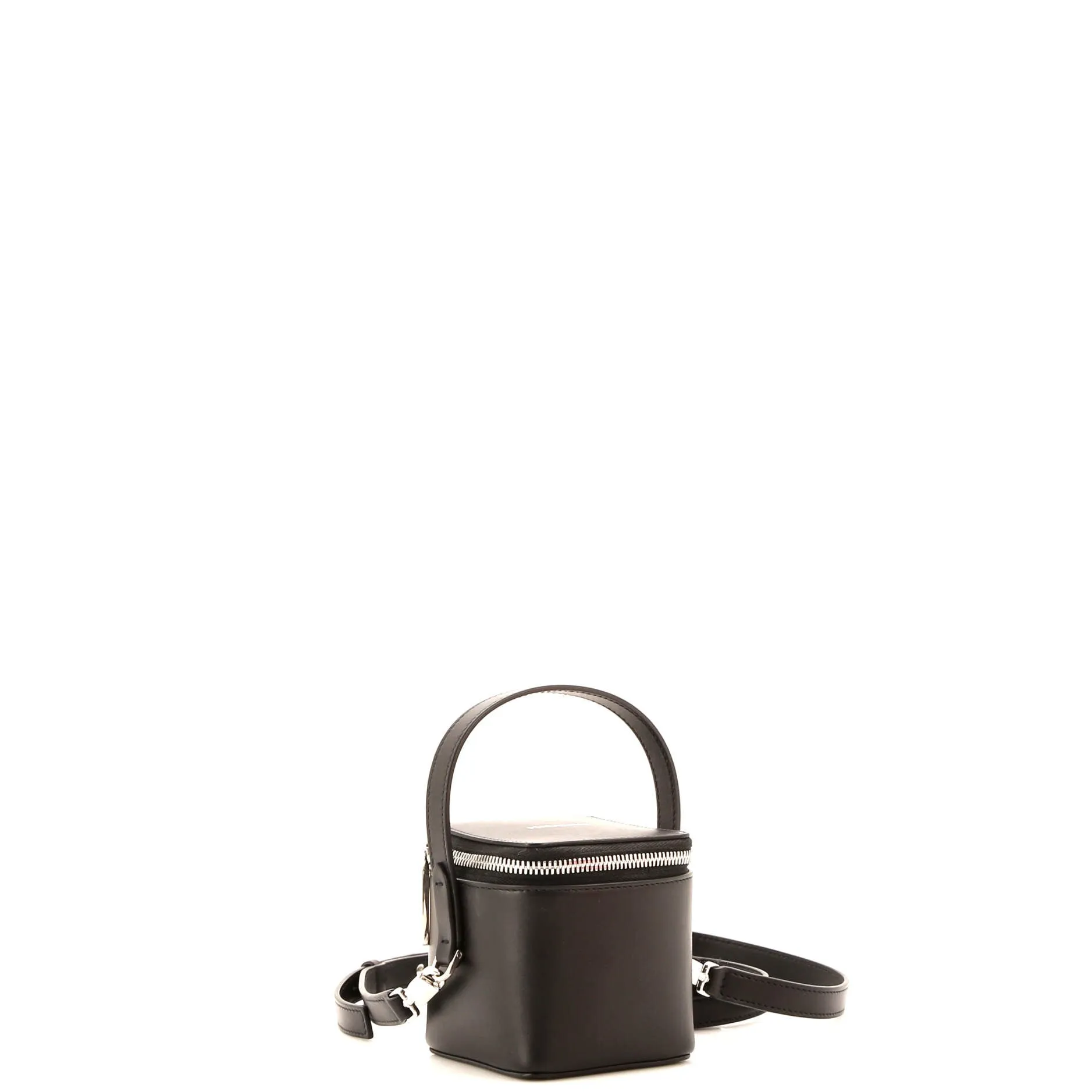 Gancicni Top Handle Vanity Case Leather Mini