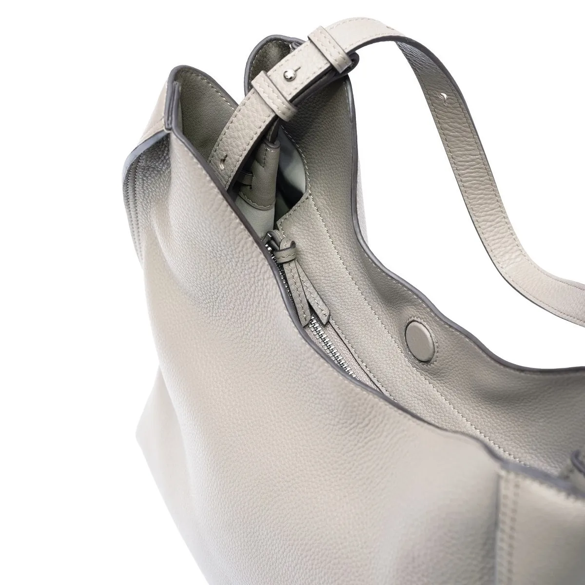Genevieve Leather Hobo