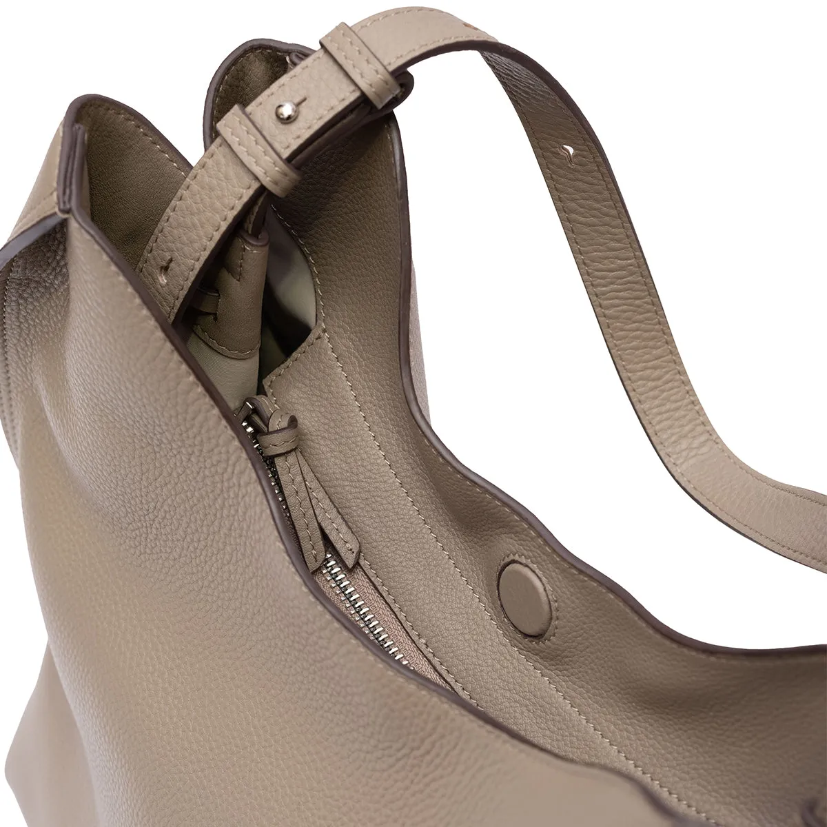 Genevieve Leather Hobo