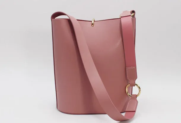 Genuine Leather Bucket Bag Purse Bag Shoulder Bag for Women Leather Crossbody Bag