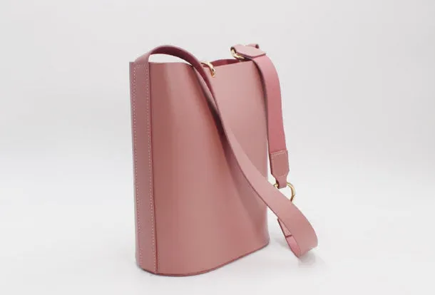Genuine Leather Bucket Bag Purse Bag Shoulder Bag for Women Leather Crossbody Bag