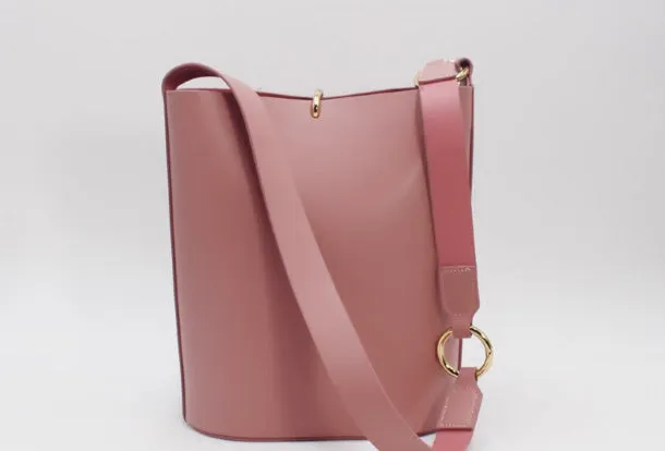 Genuine Leather Bucket Bag Purse Bag Shoulder Bag for Women Leather Crossbody Bag