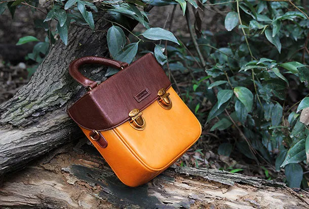 Genuine Leather Handbag Messenger Bag Crossbody Bag Shoulder Bag Purse For Women