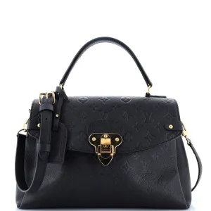 Georges Handbag Monogram Empreinte Leather MM