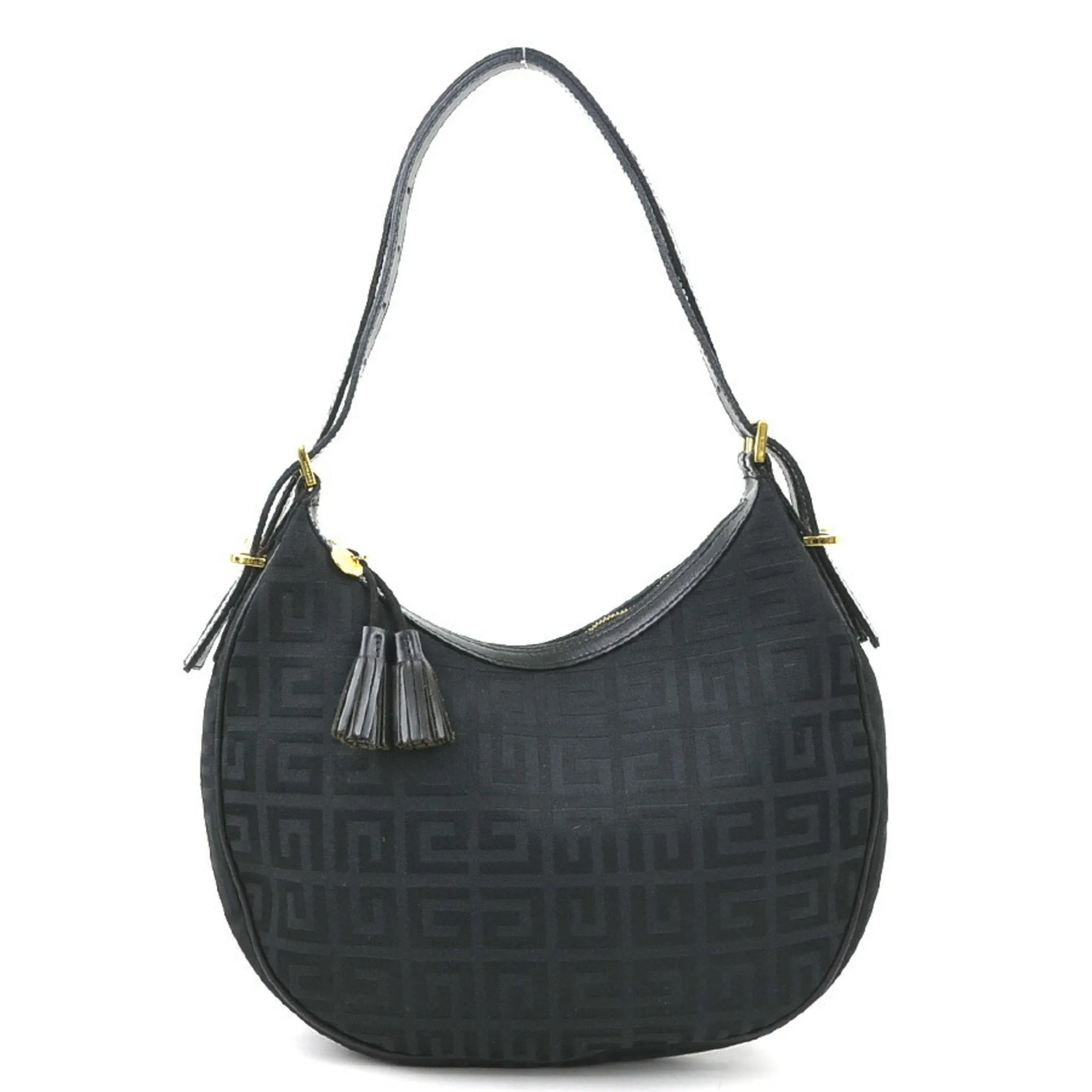 Givenchy Canvas Leather Shoulder Bag (Pre-Owned)