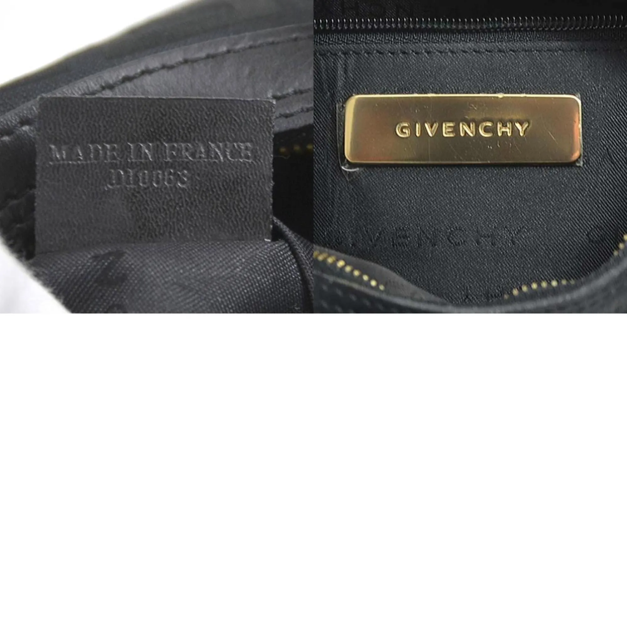 Givenchy Canvas Leather Shoulder Bag (Pre-Owned)
