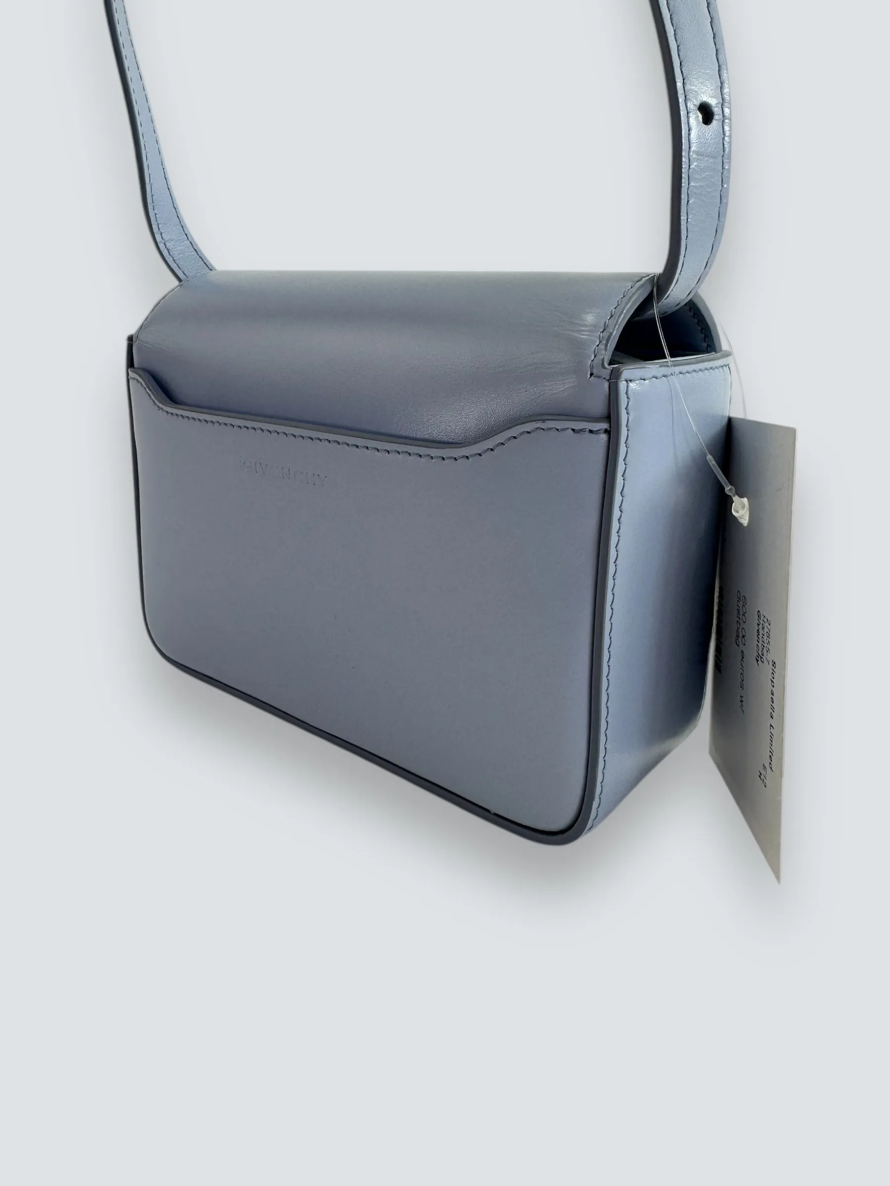 Givenchy Small Pale Blue Leather 4G Crossbody