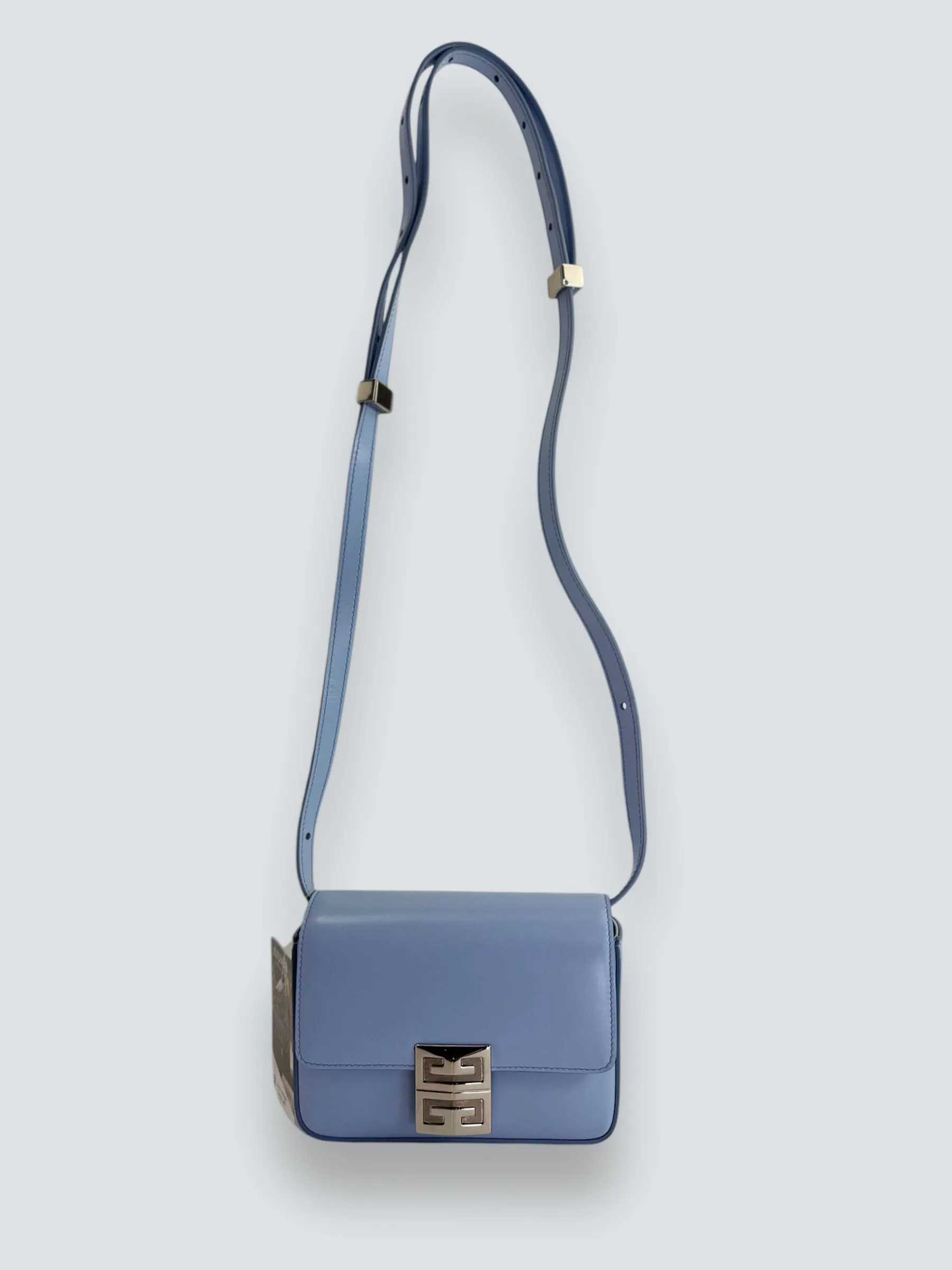 Givenchy Small Pale Blue Leather 4G Crossbody