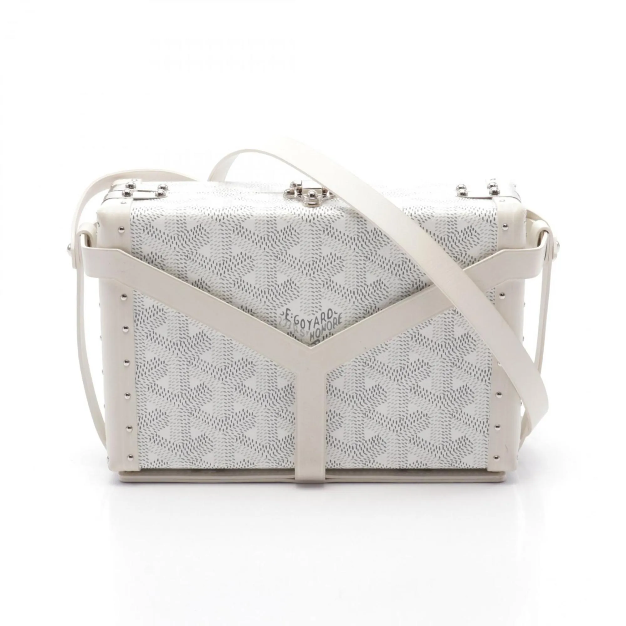 Goyard  Coated Canvas Leather Shoulder Bag (Pre-Owned)