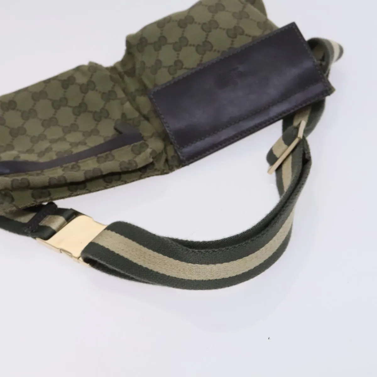 Gucci Belt Bag Canvas Shoulder Bag (Pre-Owned)