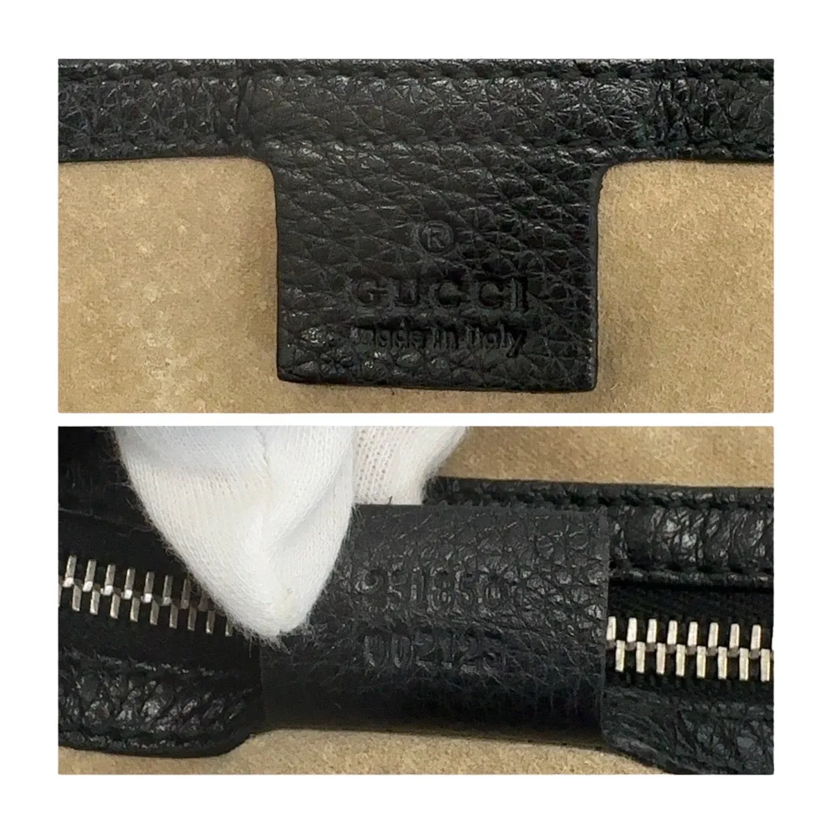 GUCCI Business bag 231850 leather Black SilverMetal Business Bag Briefcase Shoulder Bag 2WAY Bamboo Tassel mens Used