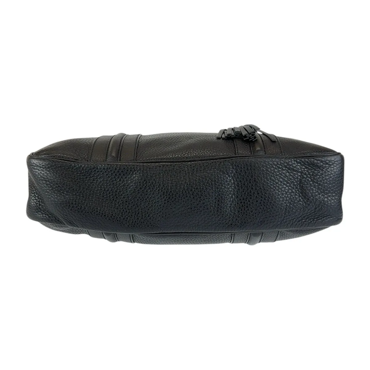 GUCCI Business bag 231850 leather Black SilverMetal Business Bag Briefcase Shoulder Bag 2WAY Bamboo Tassel mens Used