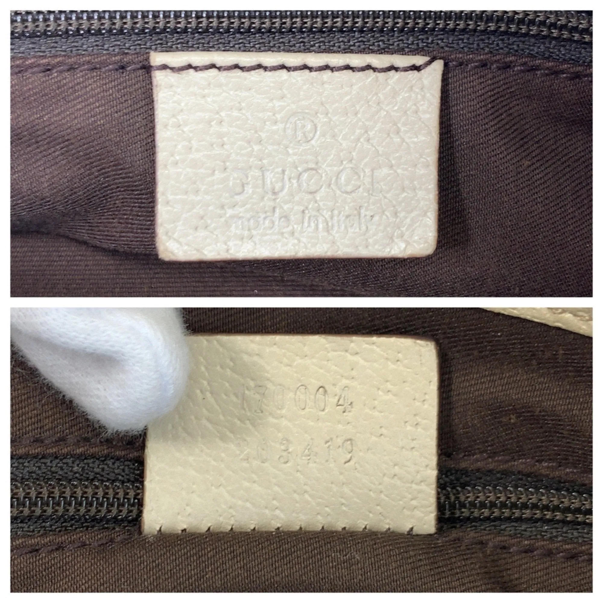 Gucci Gg Canvas Leather Shoulder Bag Tote Bag (Pre-Owned)