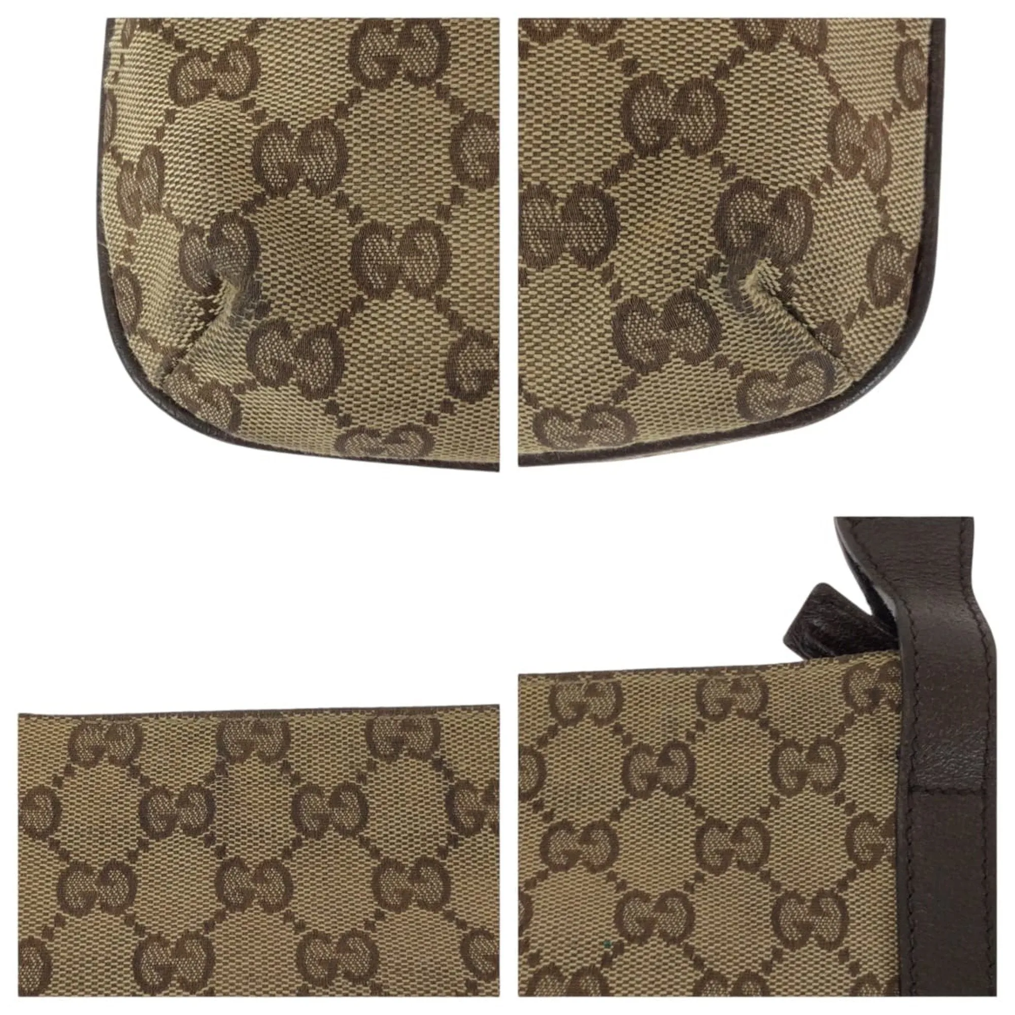 Gucci  Gg Canvas Pochette Shoulder Bag (Pre-Owned)