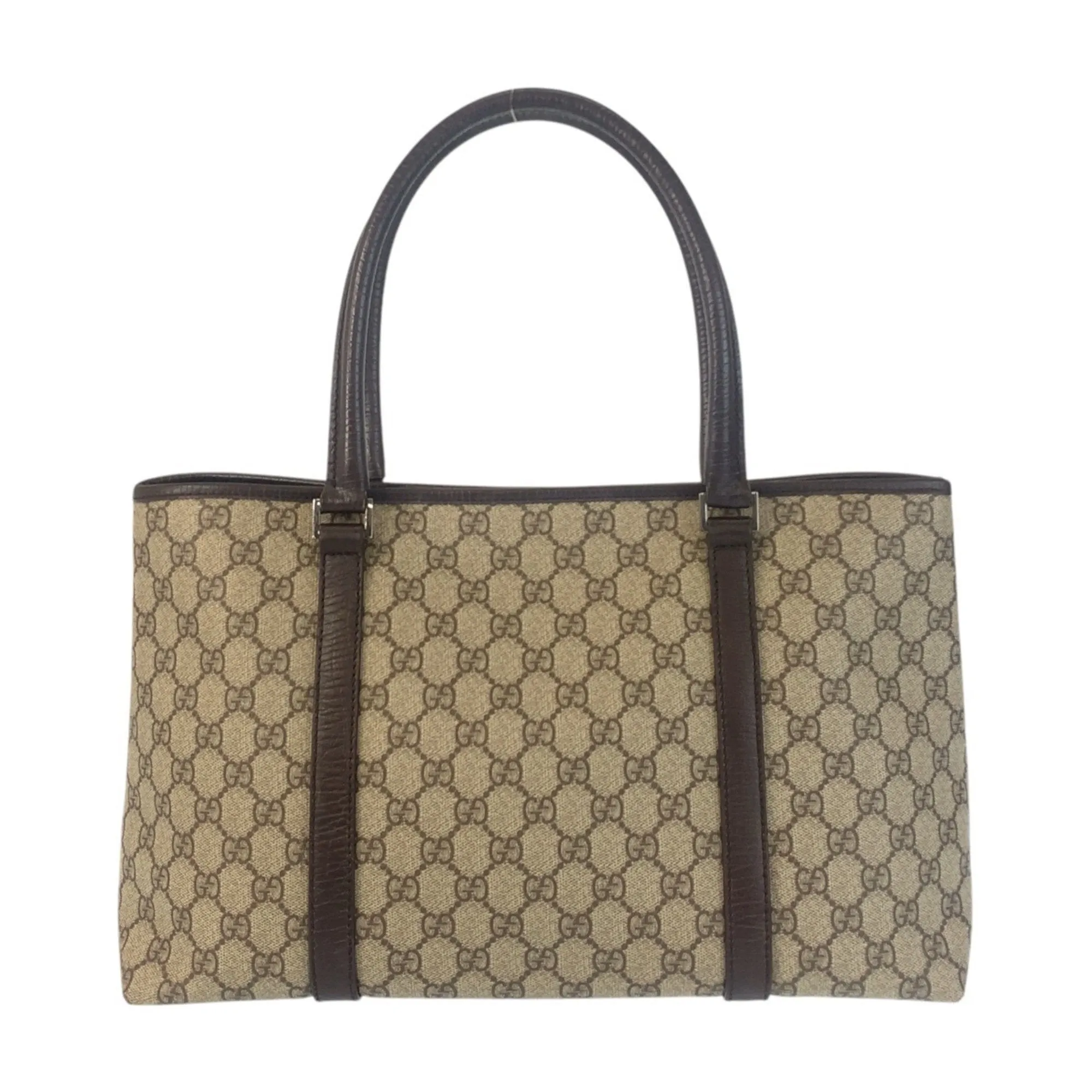 Gucci  Gg Supreme Leather Shoulder Bag Tote Bag (Pre-Owned)