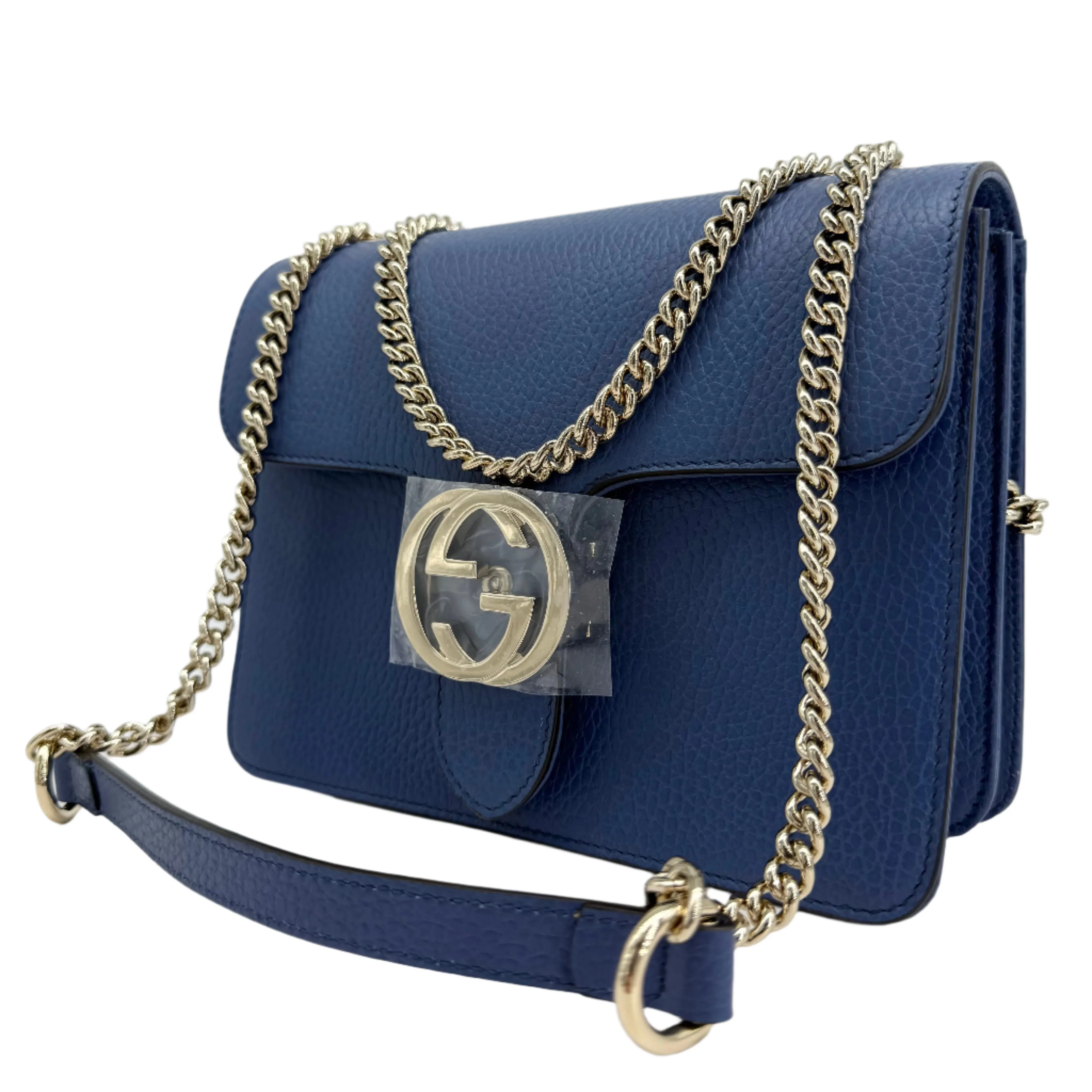 Gucci Interlocking G Small Shoulder Bag ?C Dollar Calfskin Leather