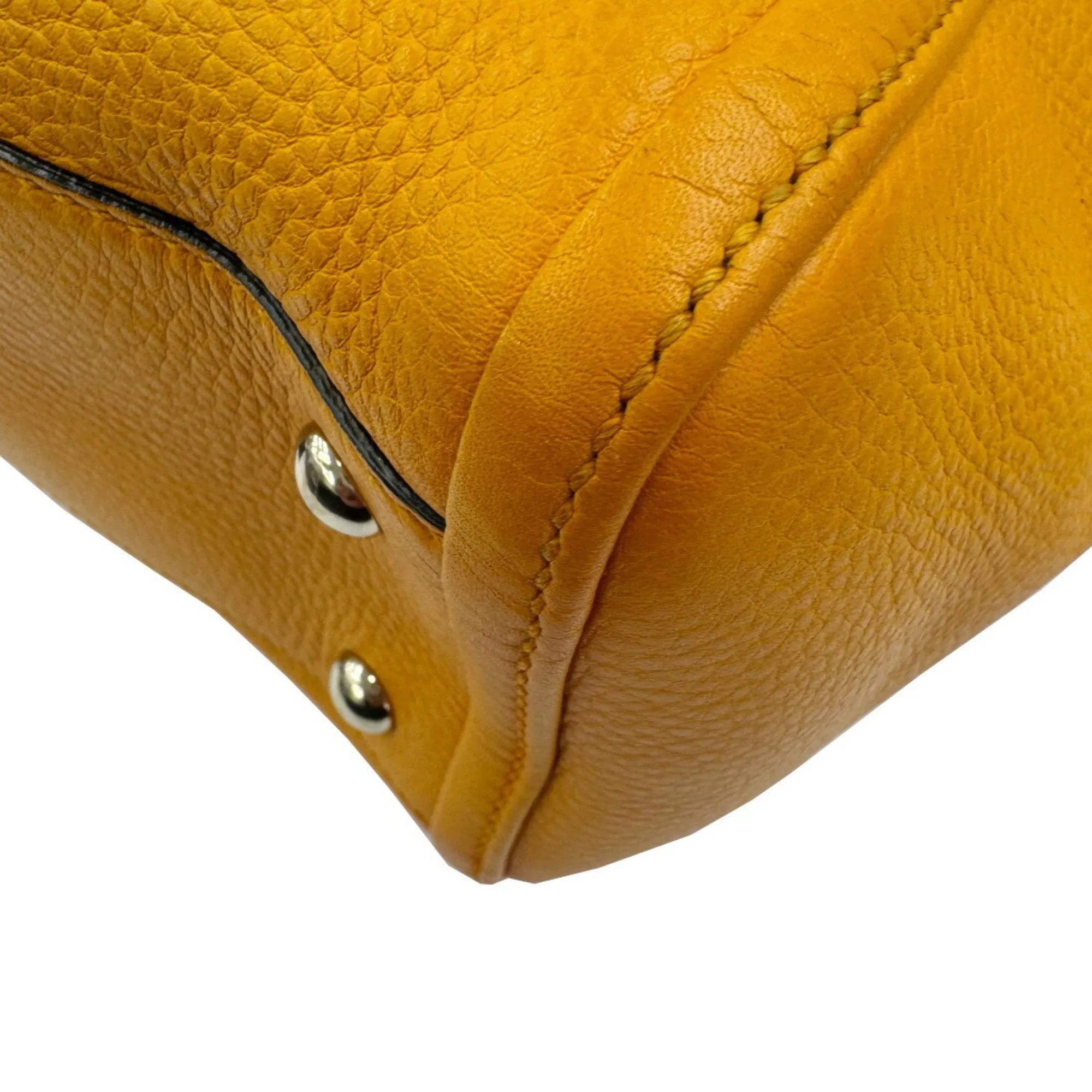Gucci Leather Handbag Shoulder Bag (Pre-Owned)