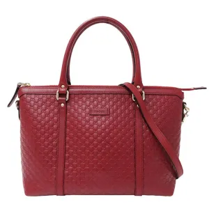 Gucci Leather Handbag Shoulder Bag (Pre-Owned)