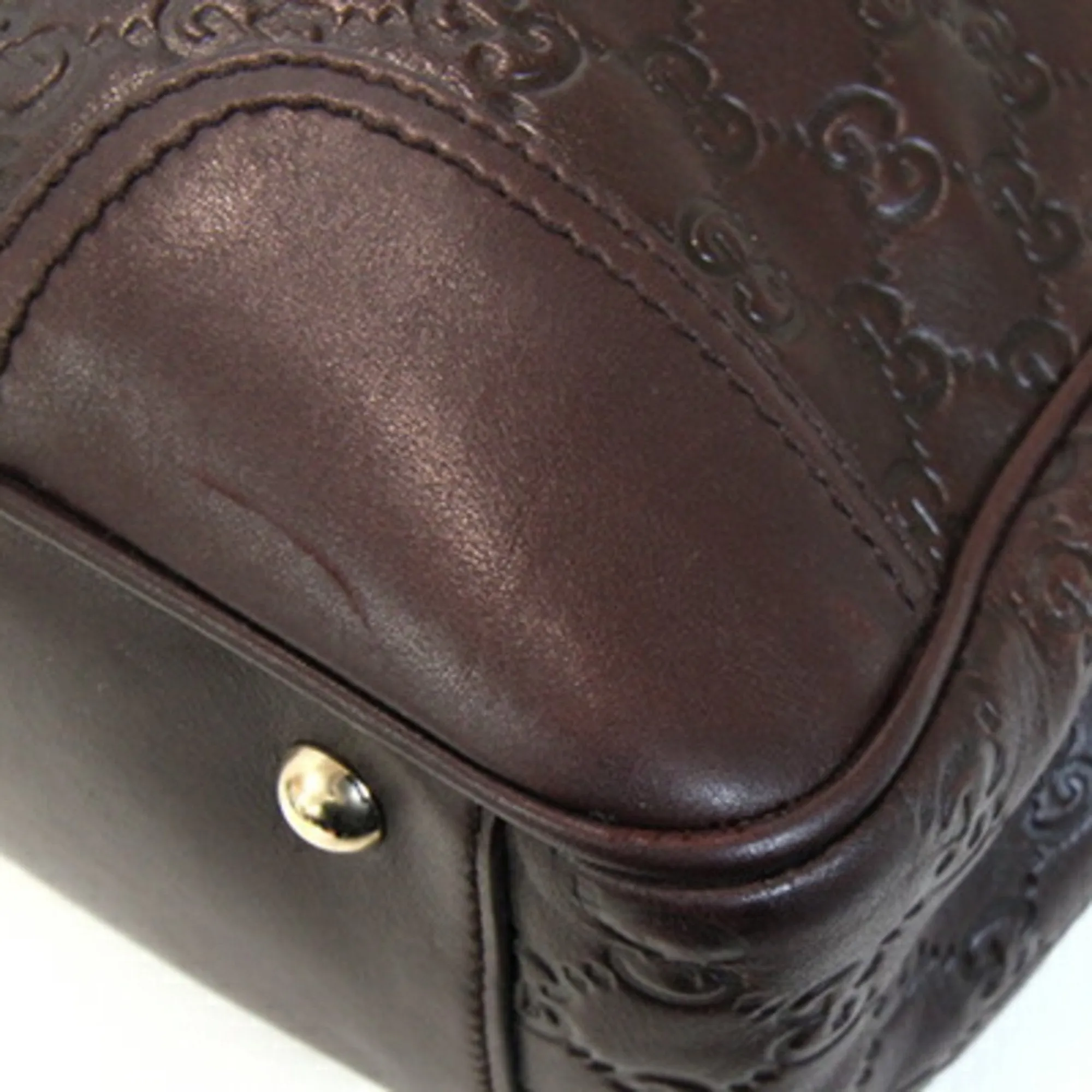 Gucci Leather Shoulder Bag Tote Bag (Pre-Owned)